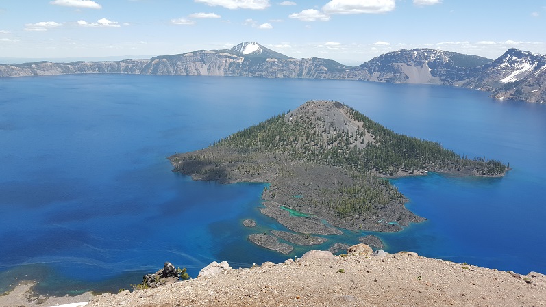 crater lake island